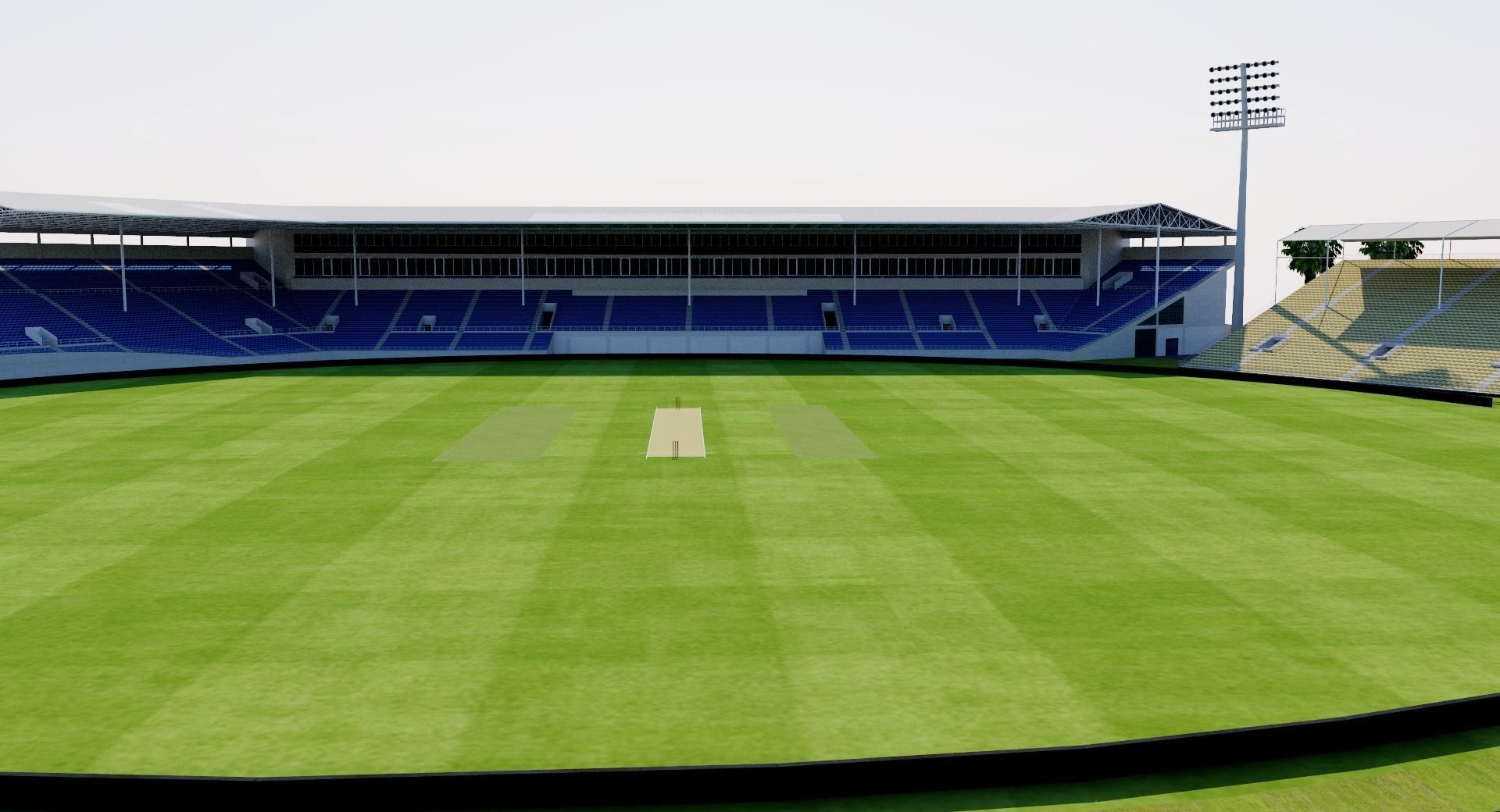Sabina Park - Kingston Jamaica 3D model_2