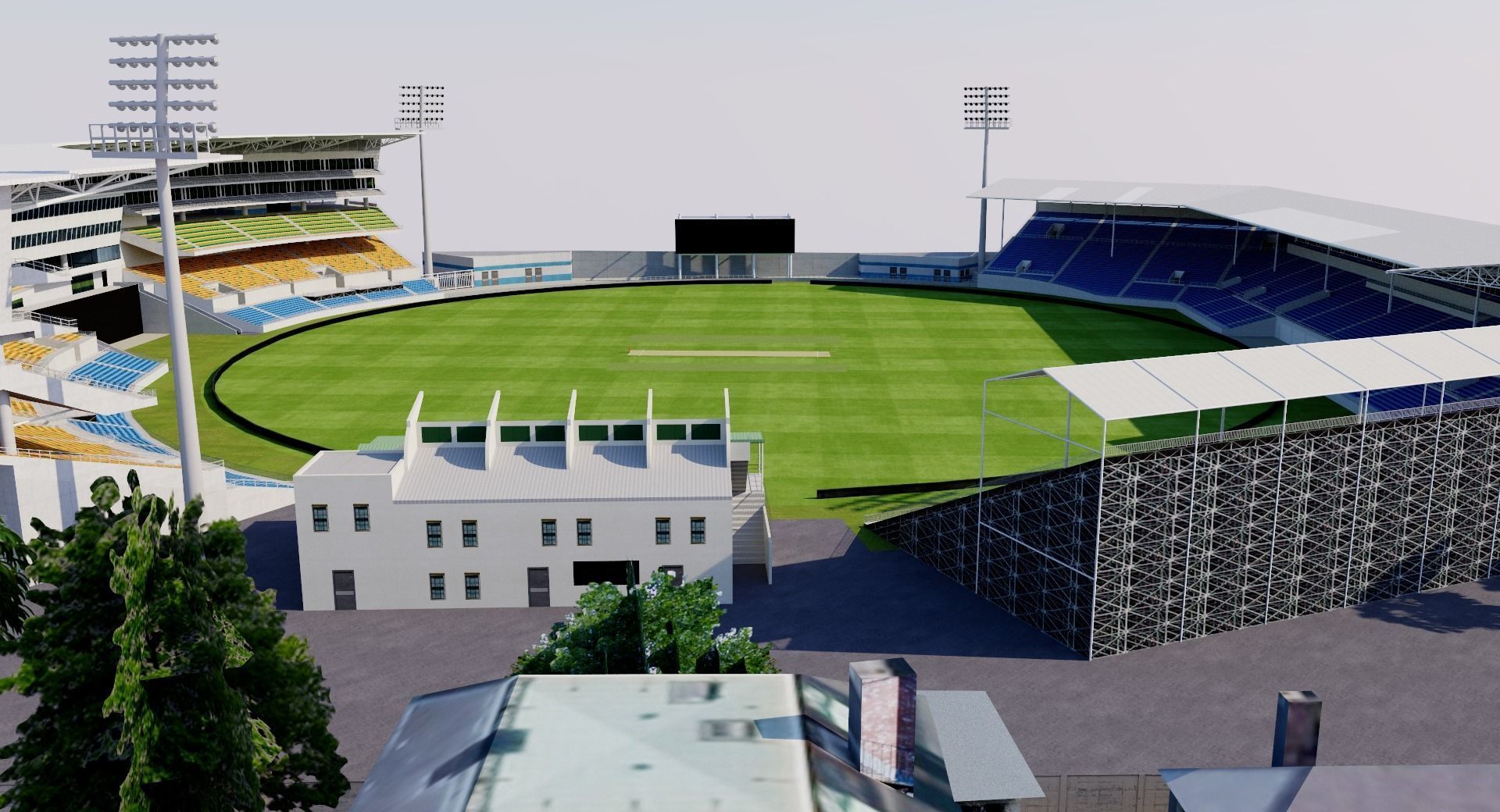 Sabina Park - Kingston Jamaica 3D model_3