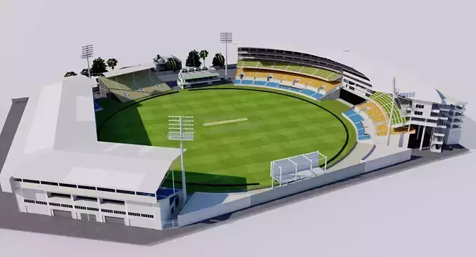 Sabina Park - Kingston Jamaica 3D model