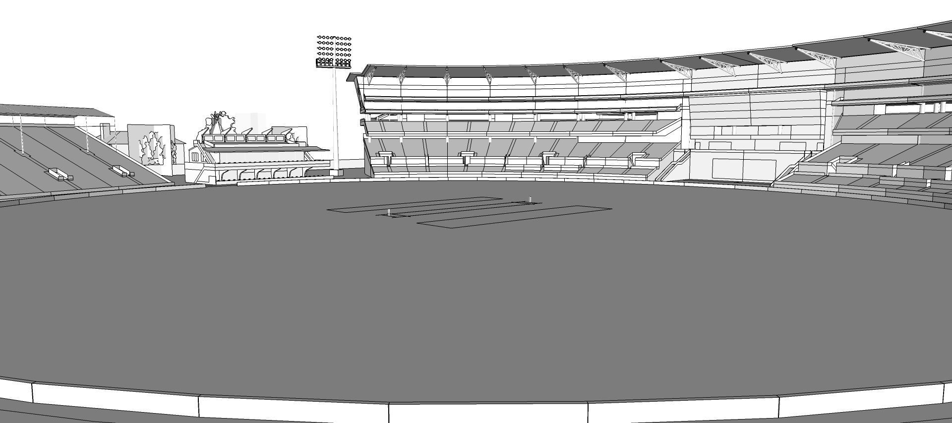 Sabina Park - Kingston Jamaica 3D model_11