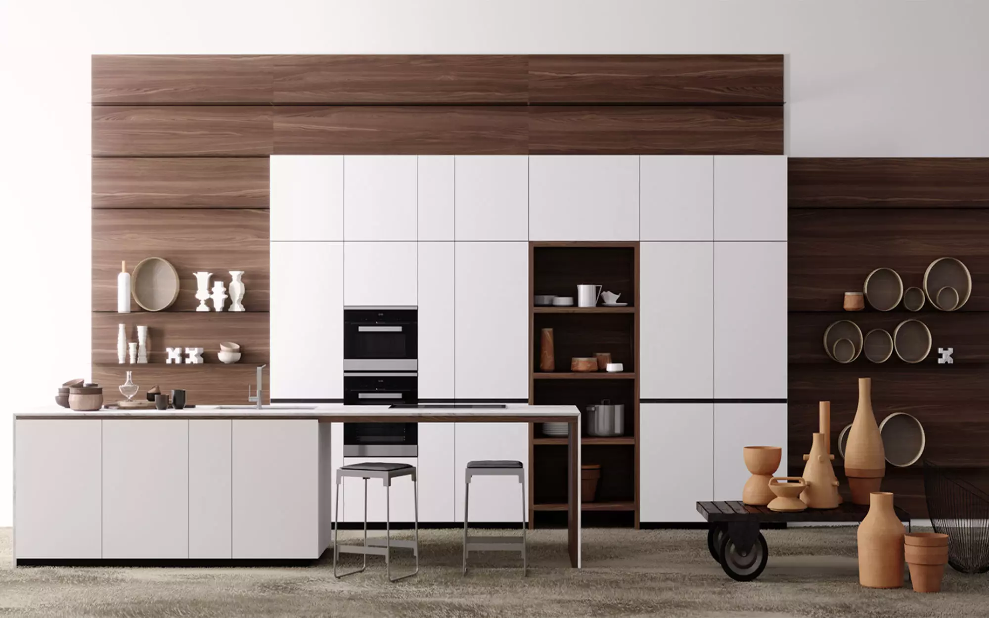 Kitchen Forma Mentis by Valcucine 3D model