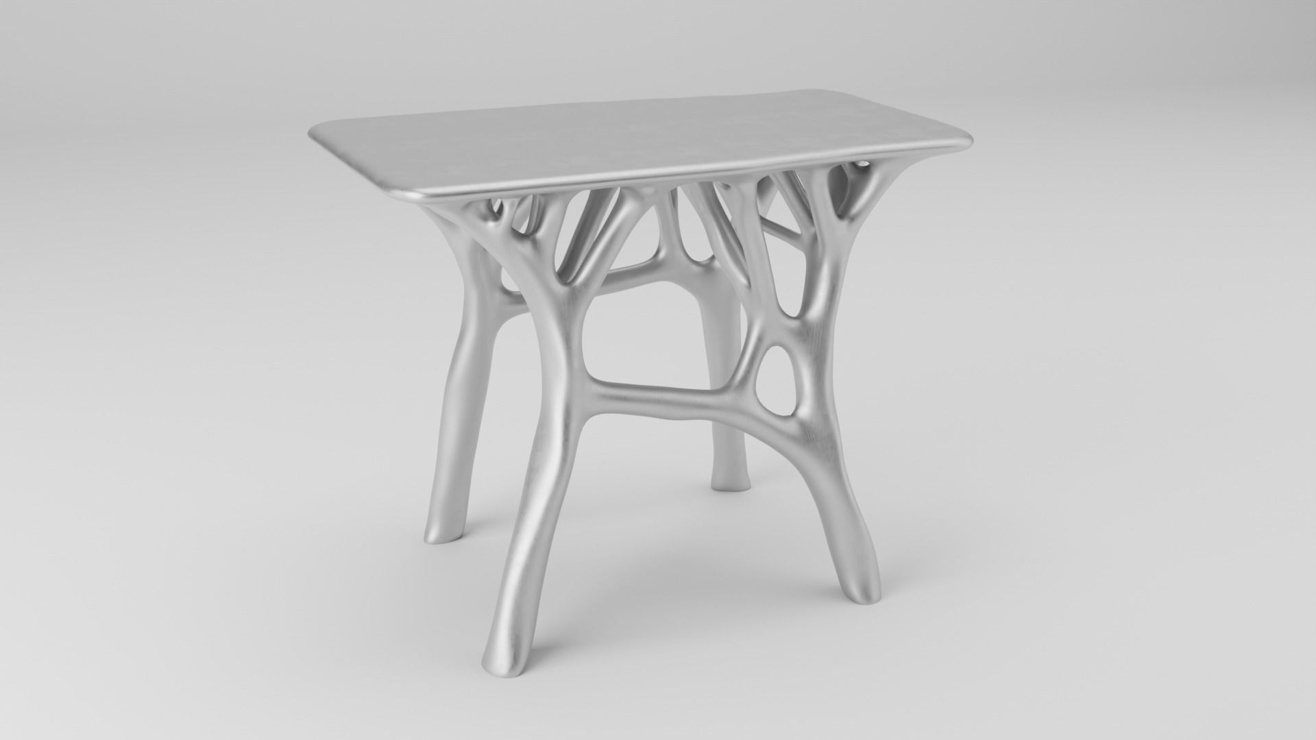 Organic table 3D print model_3