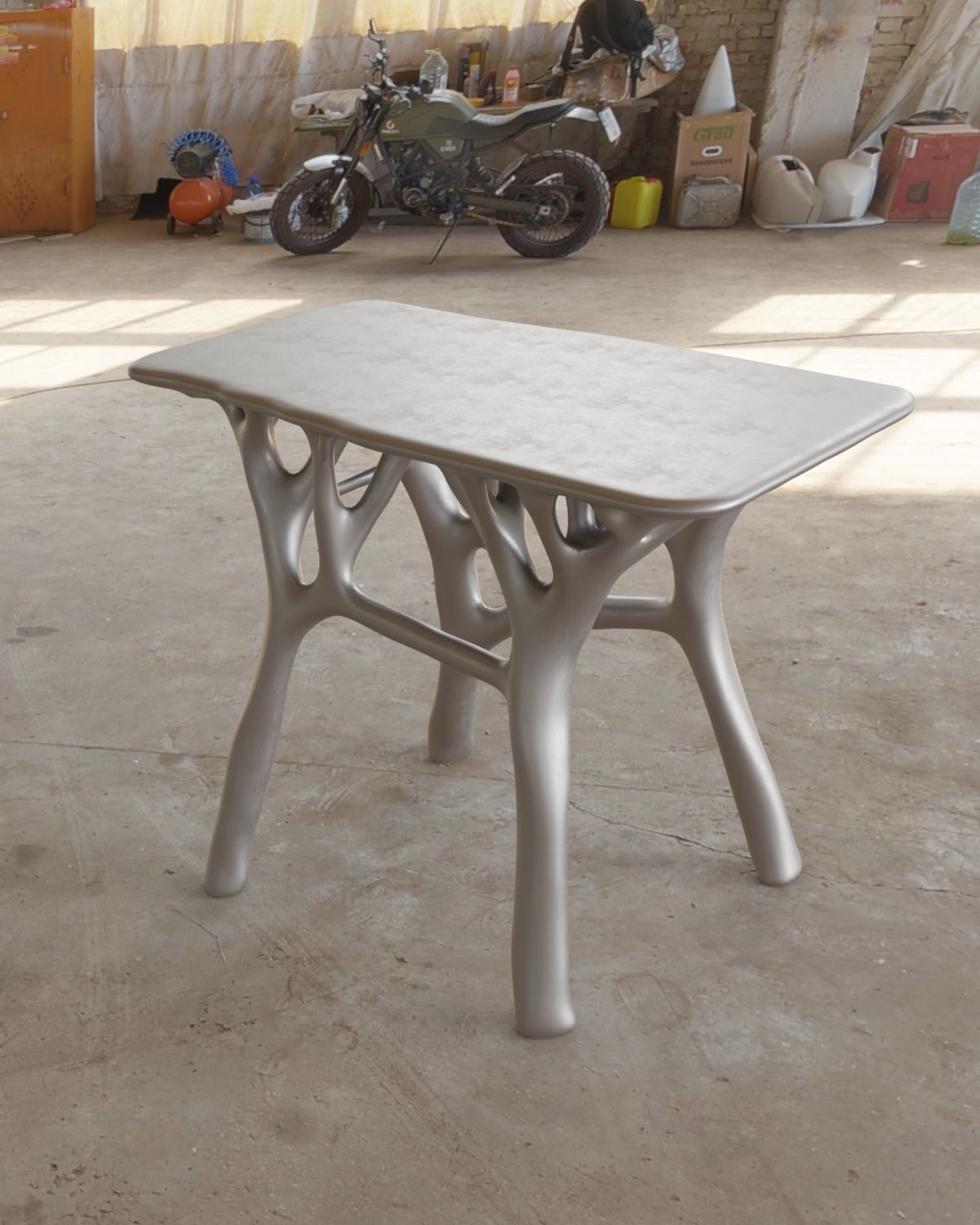 Organic table 3D print model_4
