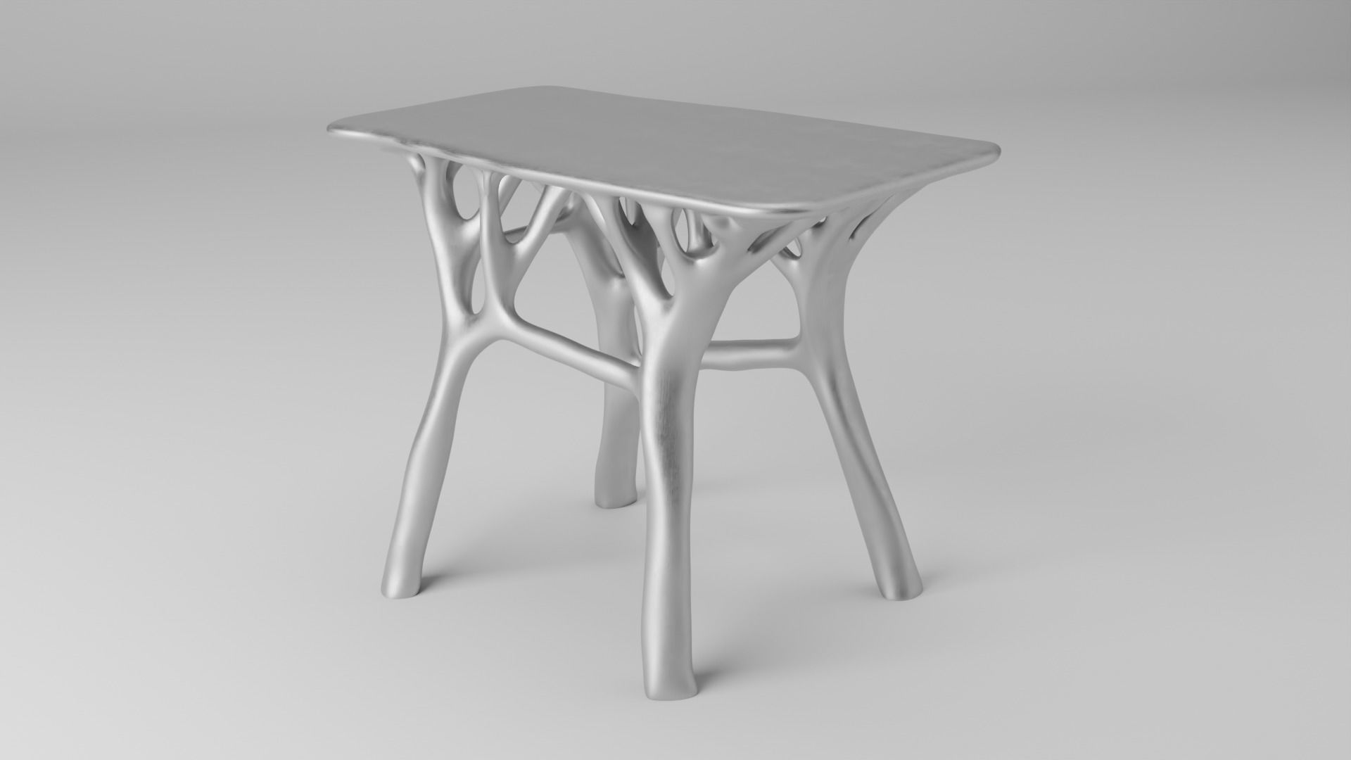 Organic table 3D print model_2