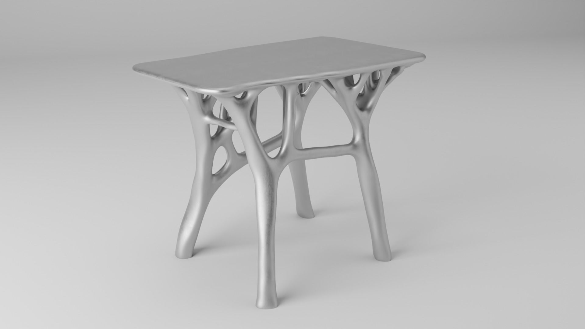 Organic table 3D print model_1