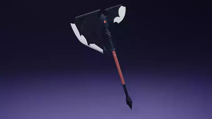 Bat Axe PBR Low-Poly Game READY