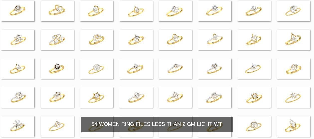 500 Light wt ring 3D Model Collection_5