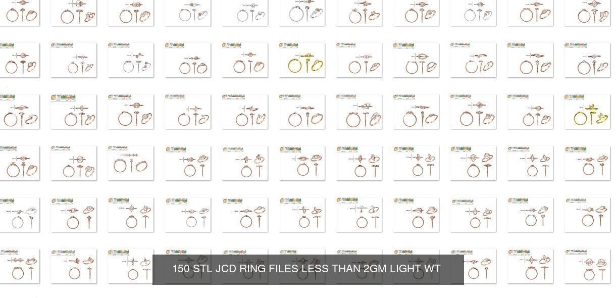 500 Light wt ring 3D Model Collection_1