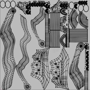 The dark knights axe PBR Low-Poly Game READY -2 Low-poly 3D model_5