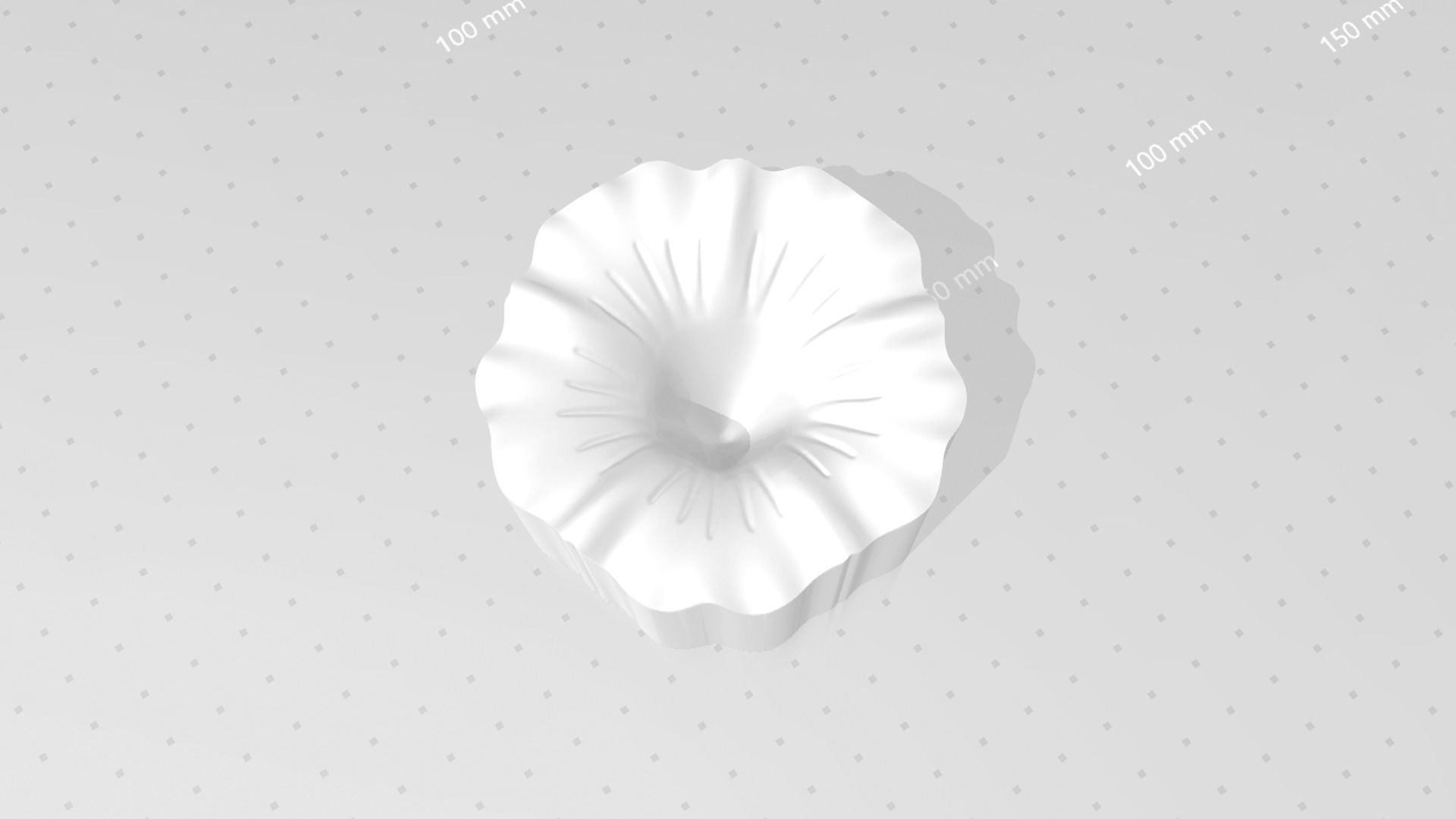 Gloxinia Flower - Molding Arrangement EVA Foam Craft 3D print model_18