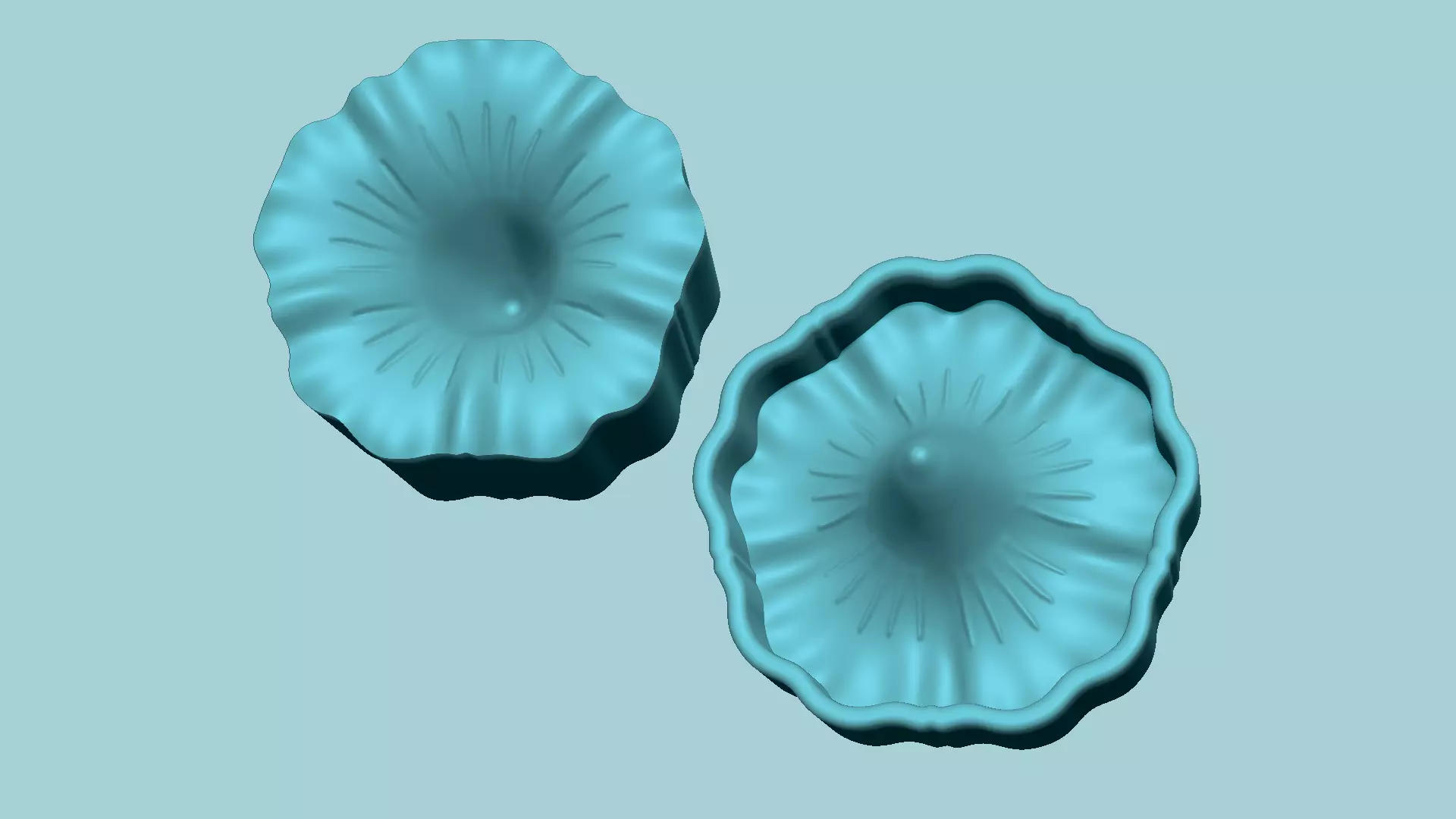 Gloxinia Flower - Molding Arrangement EVA Foam Craft 3D print model_0