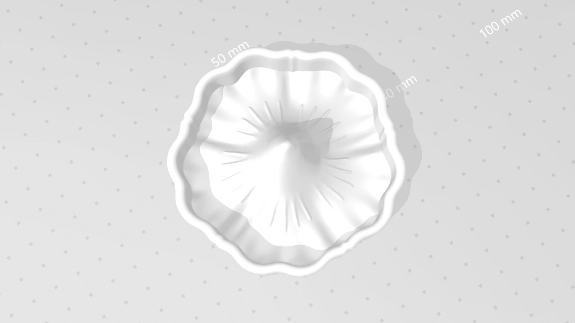 Gloxinia Flower - Molding Arrangement EVA Foam Craft 3D print model_17