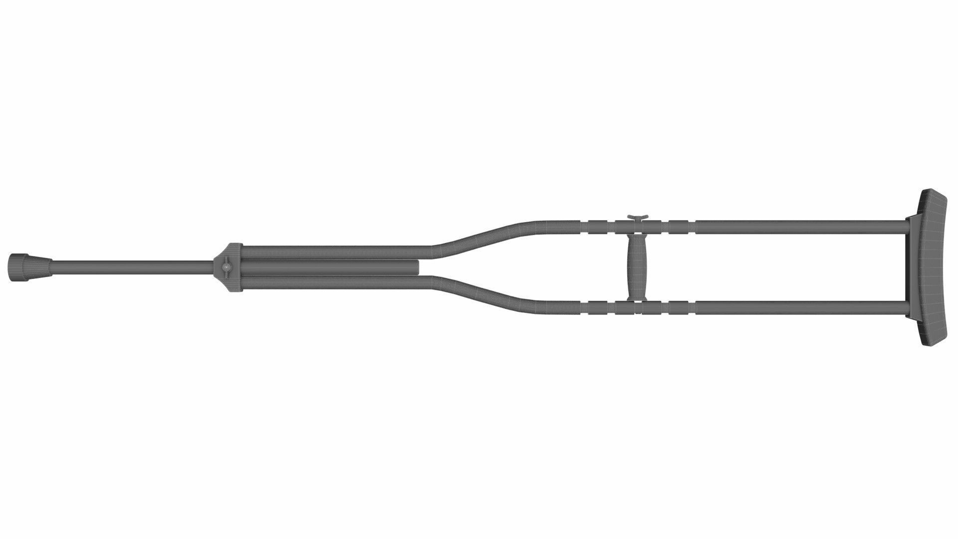 Crutch crutches 3D model_11