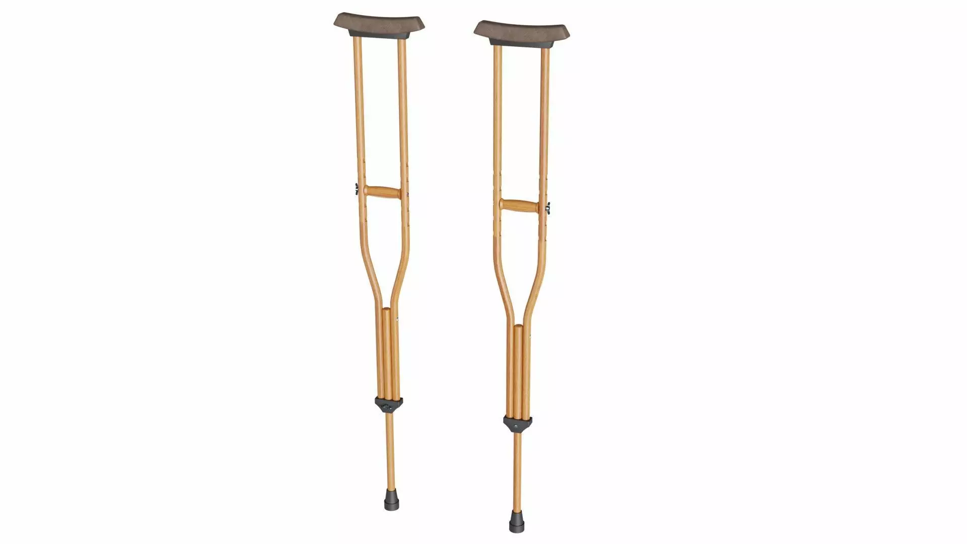 Crutch crutches 3D model_0