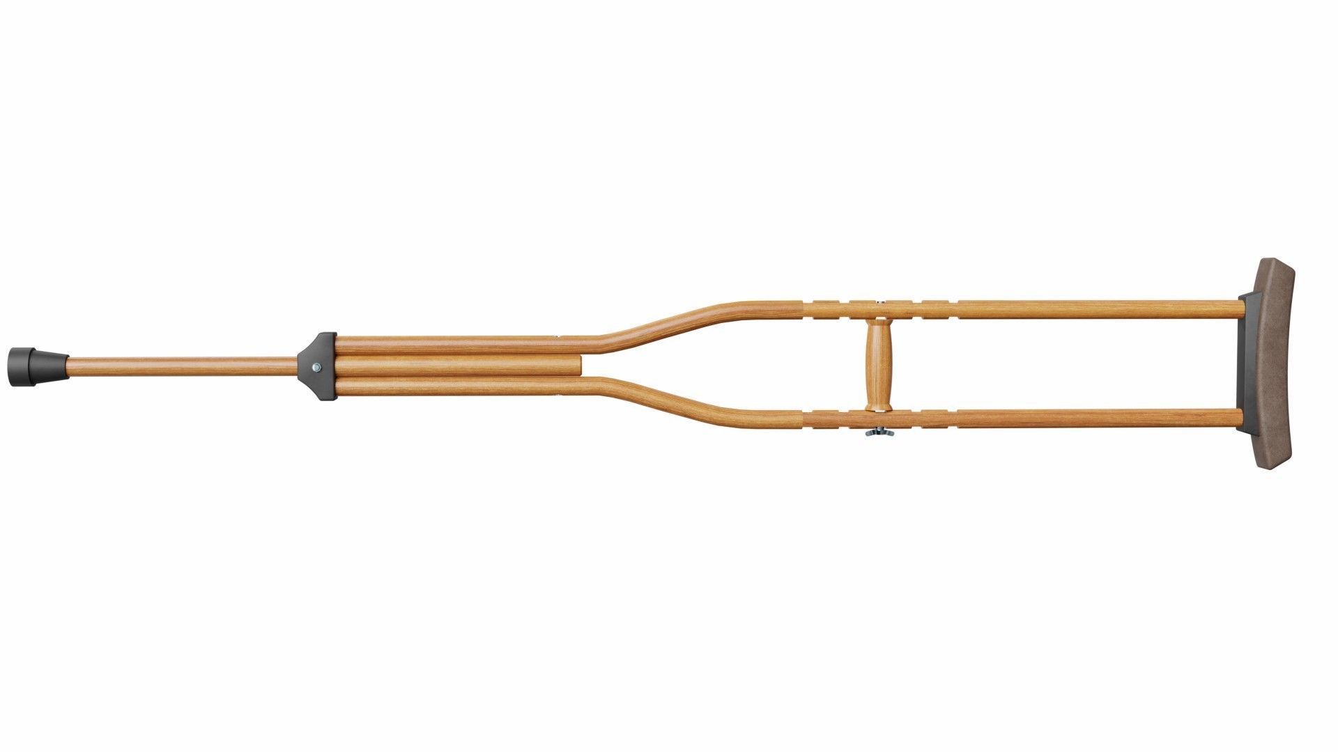 Crutch crutches 3D model_3