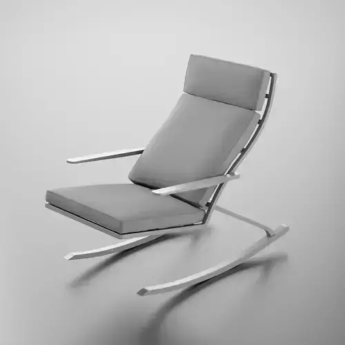 Modern Patio Rocking Chair
