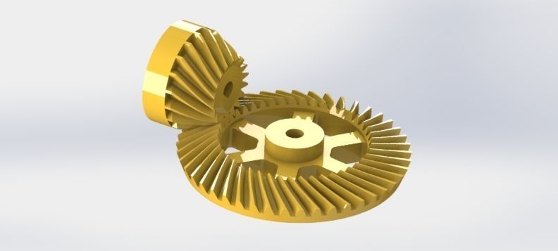 CST  EXTRUDER WITH BEVEL GEAR 3D print model_3