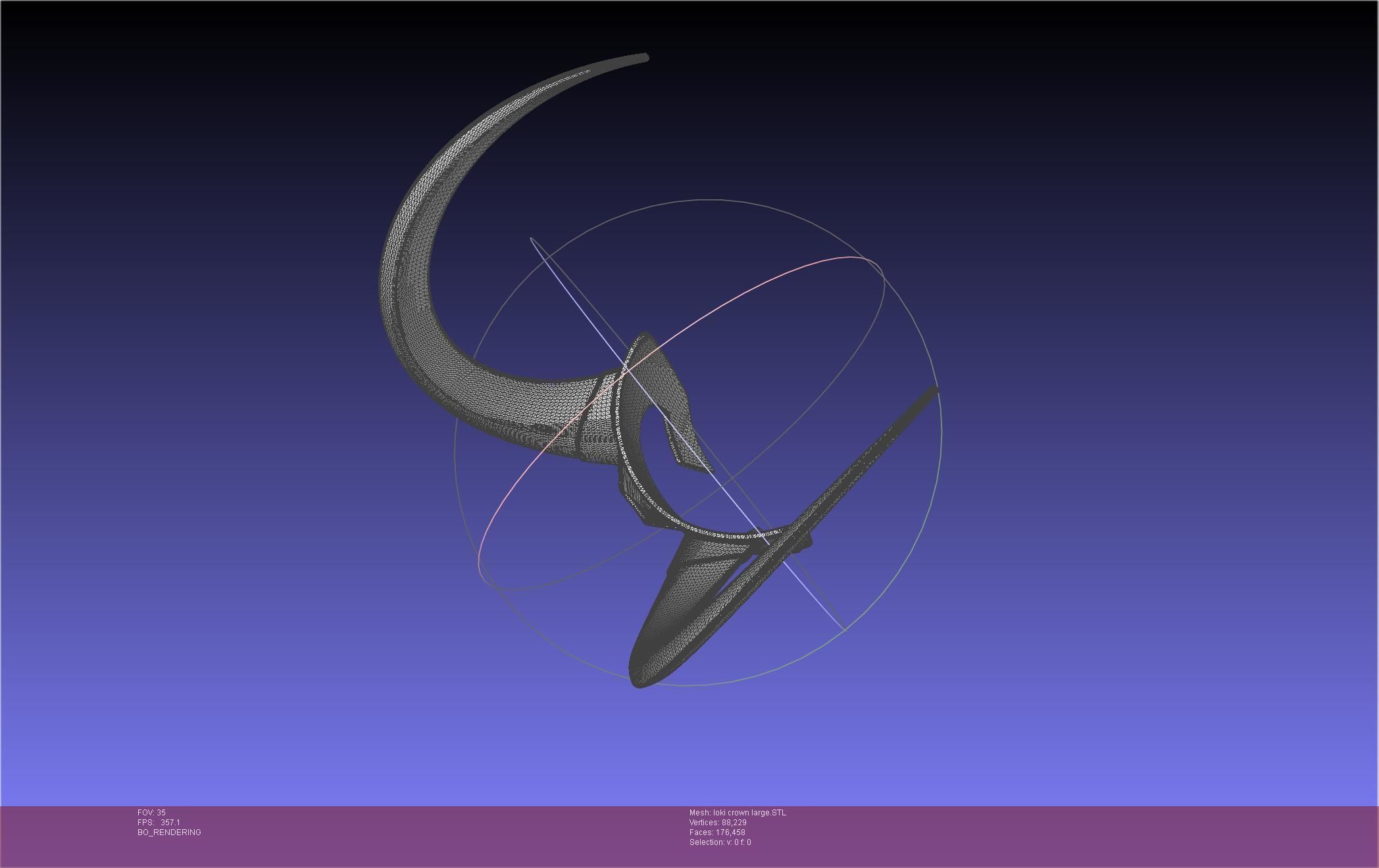 Marvel Loki Crown Large 3D print model_55