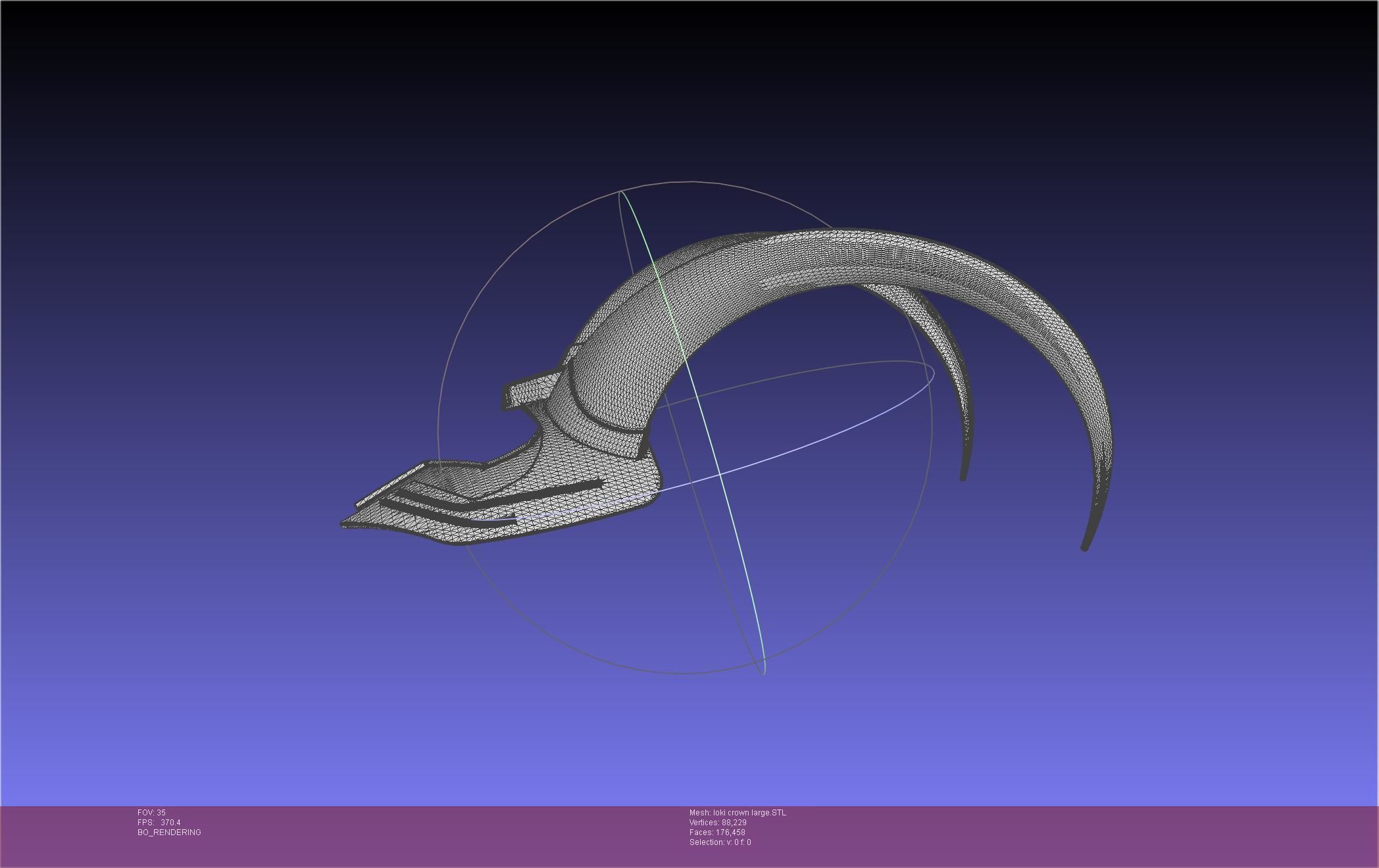 Marvel Loki Crown Large 3D print model_60