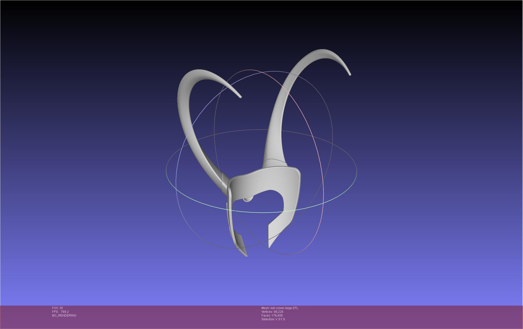 Marvel Loki Crown Large 3D print model_71