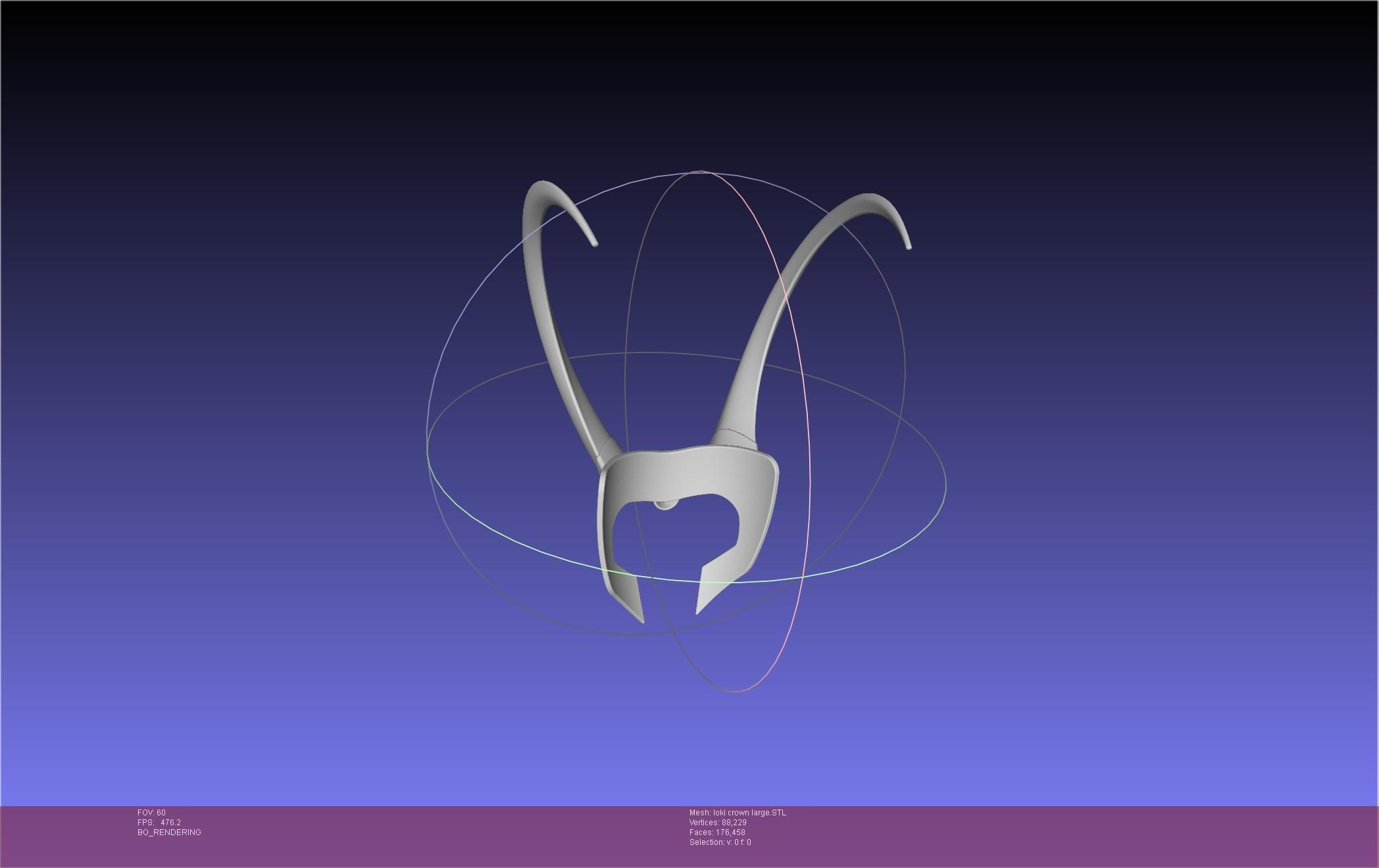 Marvel Loki Crown Large 3D print model_14