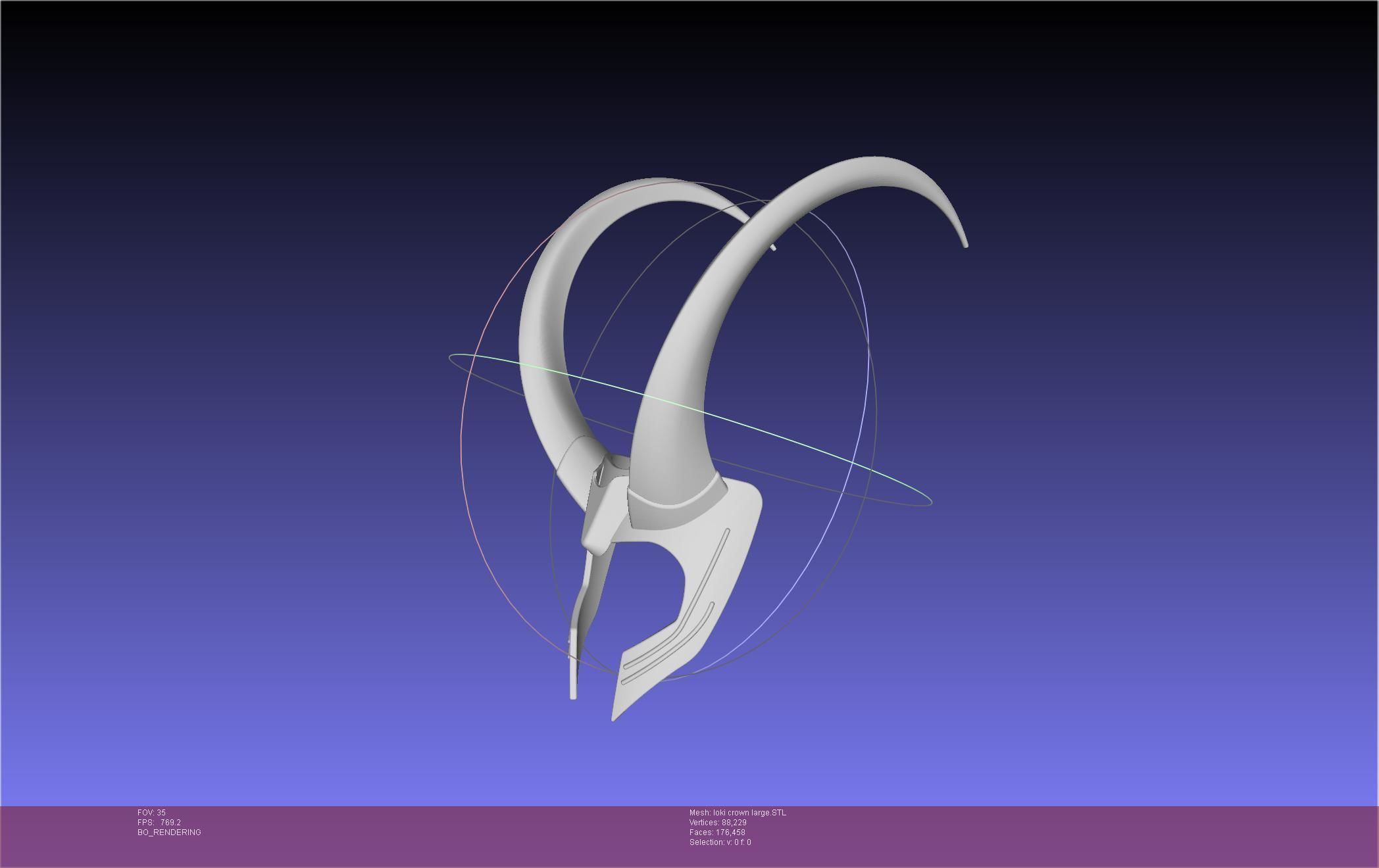 Marvel Loki Crown Large 3D print model_70