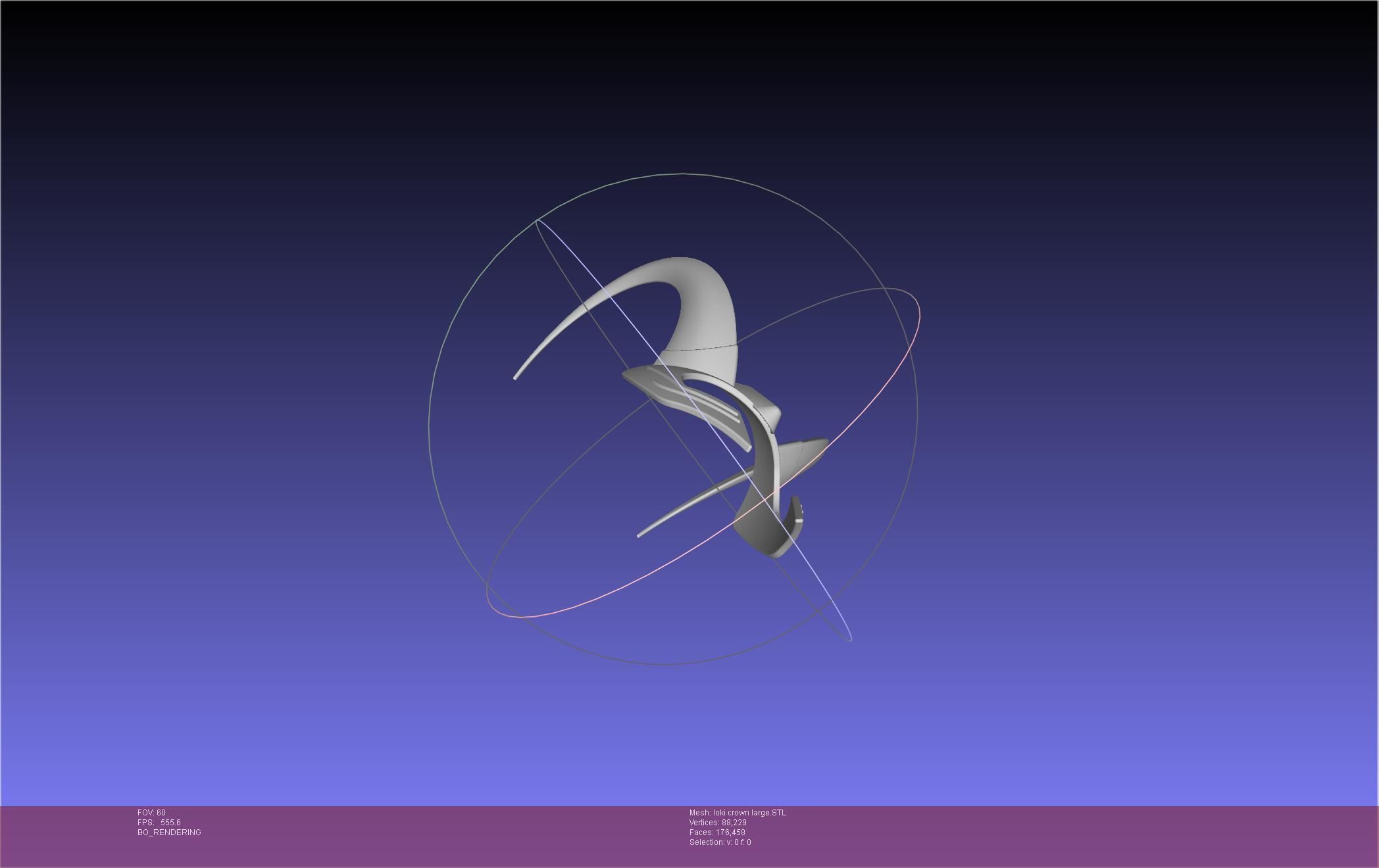 Marvel Loki Crown Large 3D print model_34