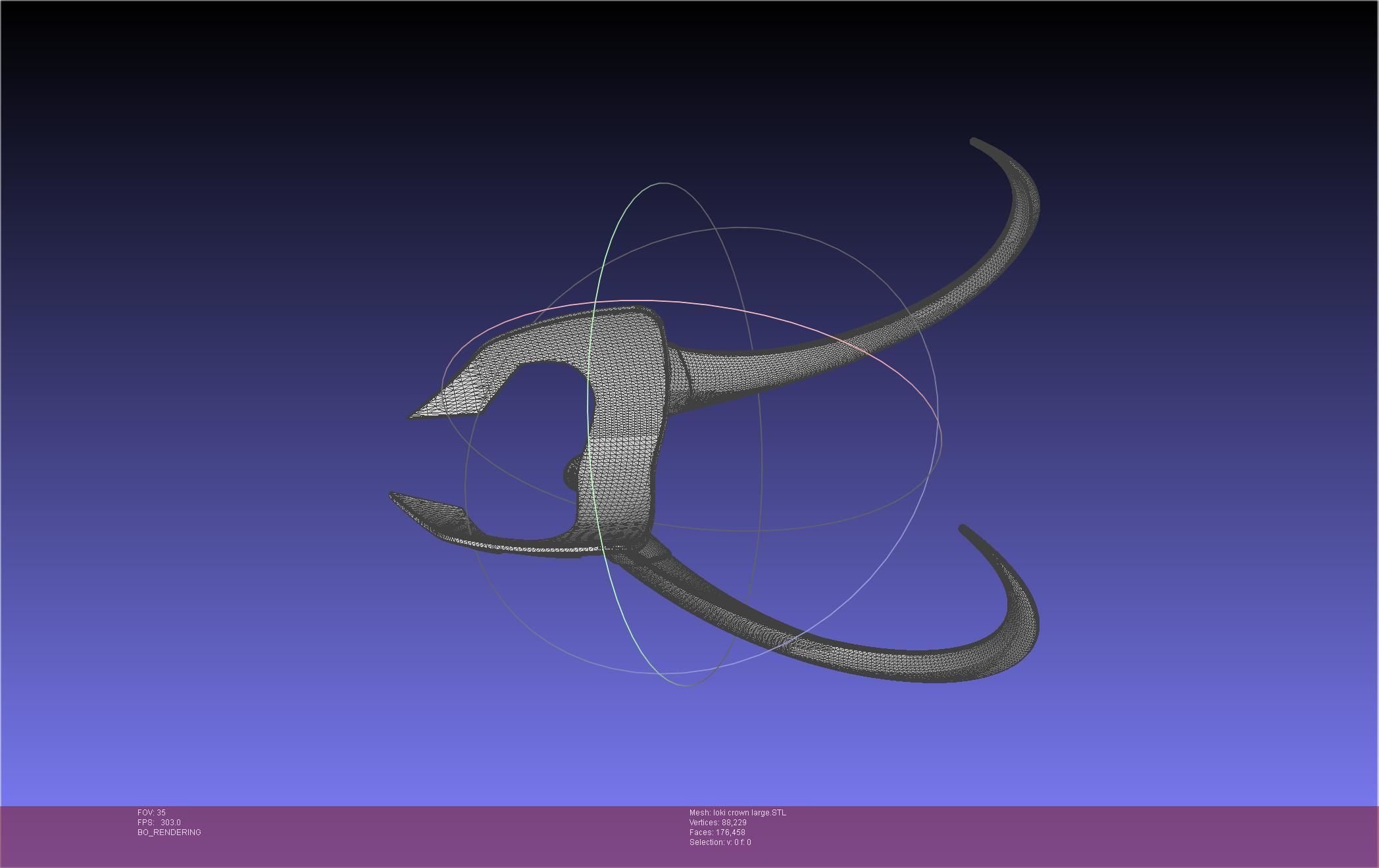 Marvel Loki Crown Large 3D print model_62