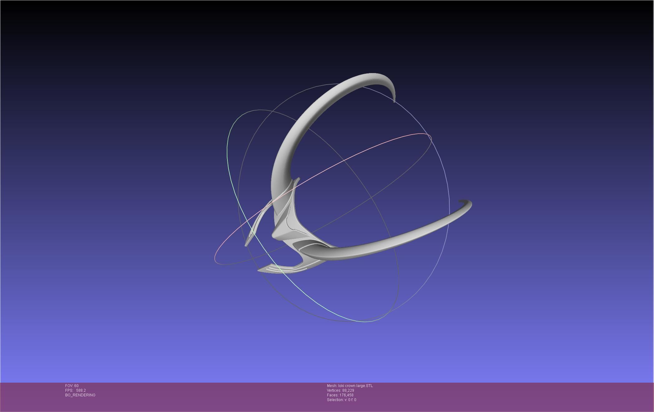 Marvel Loki Crown Large 3D print model_36