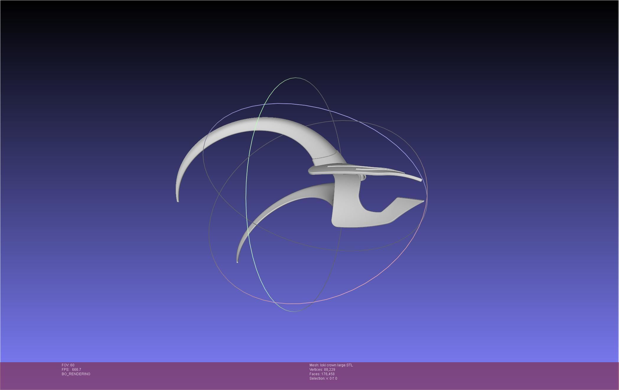 Marvel Loki Crown Large 3D print model_33