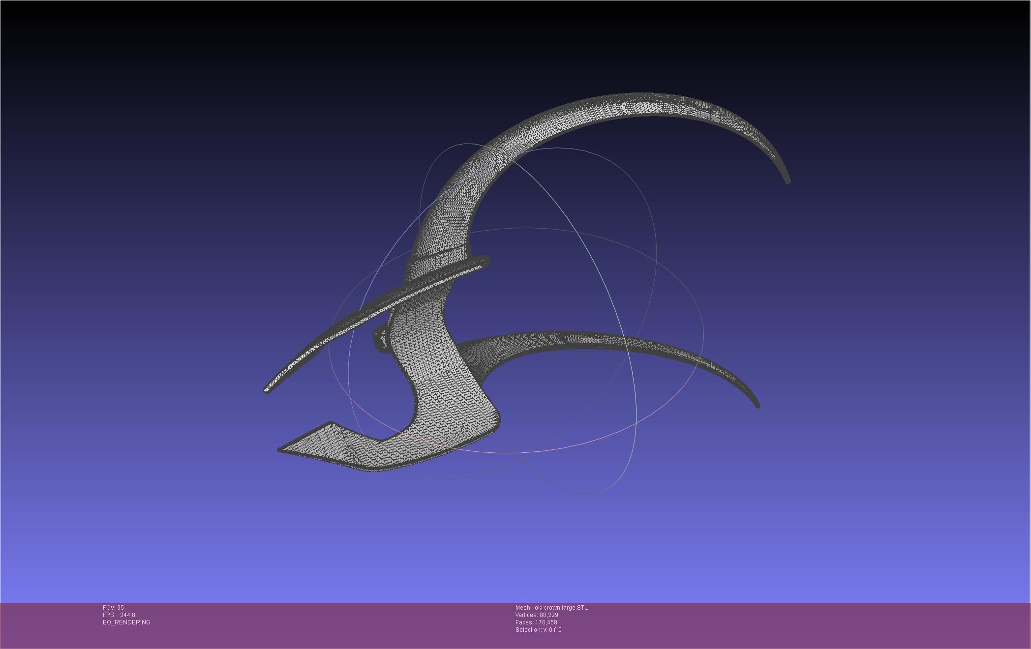 Marvel Loki Crown Large 3D print model_61