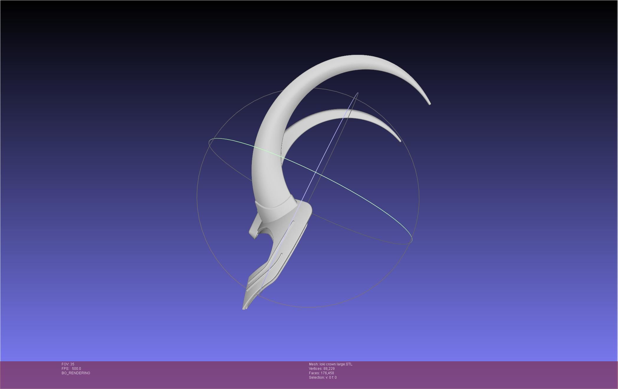 Marvel Loki Crown Large 3D print model_67