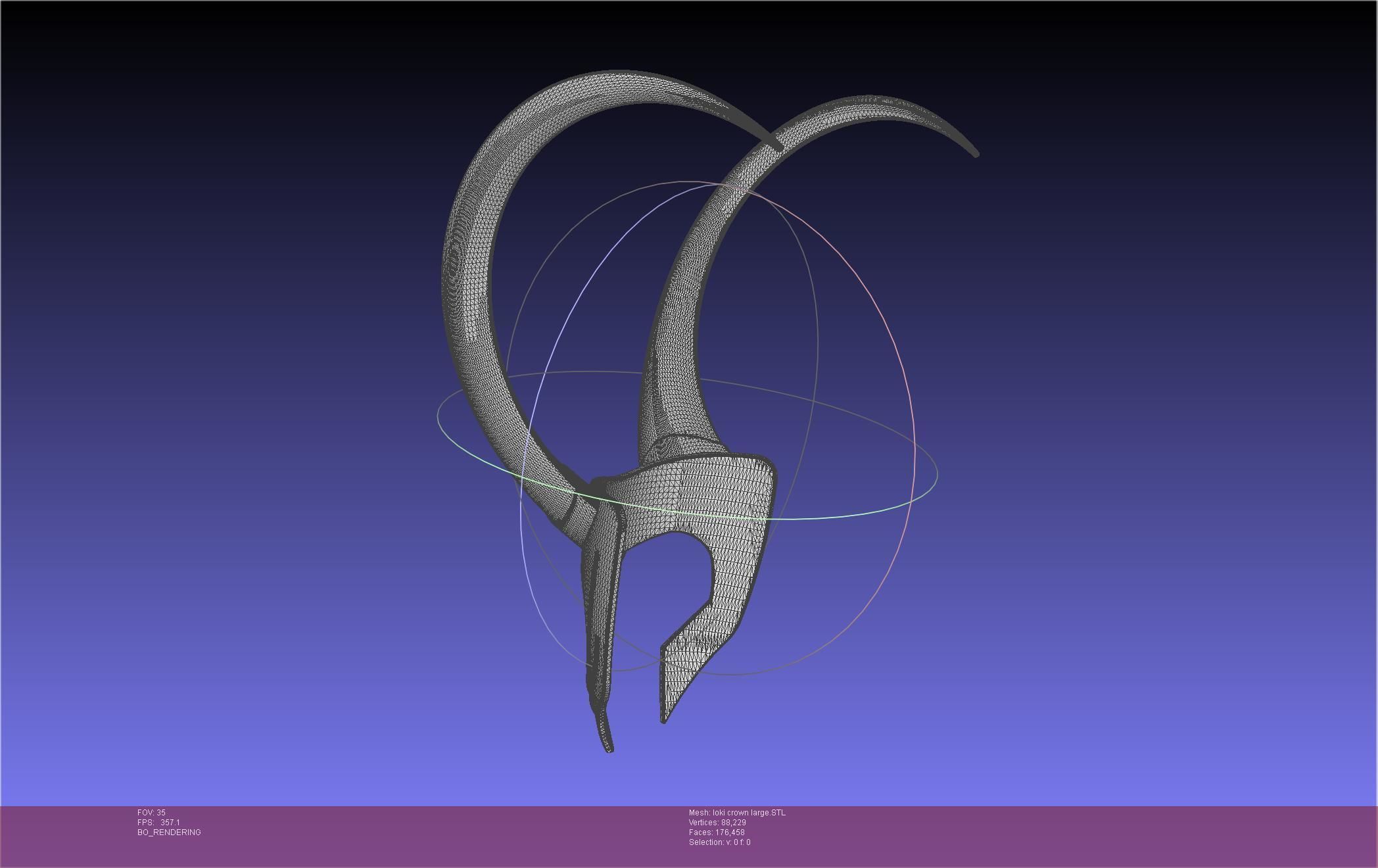 Marvel Loki Crown Large 3D print model_50