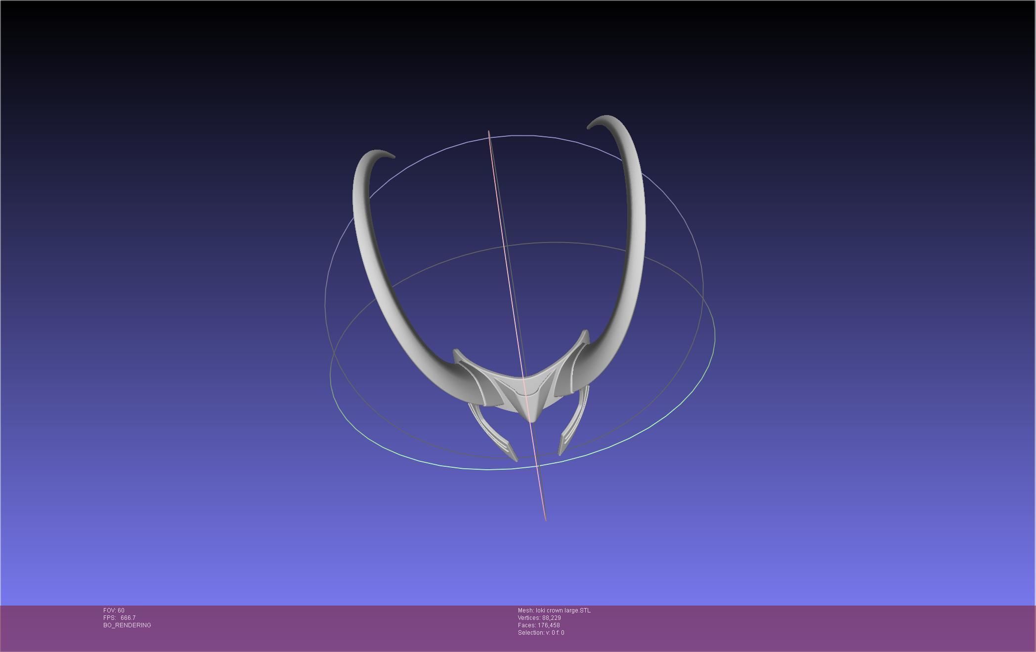 Marvel Loki Crown Large 3D print model_17