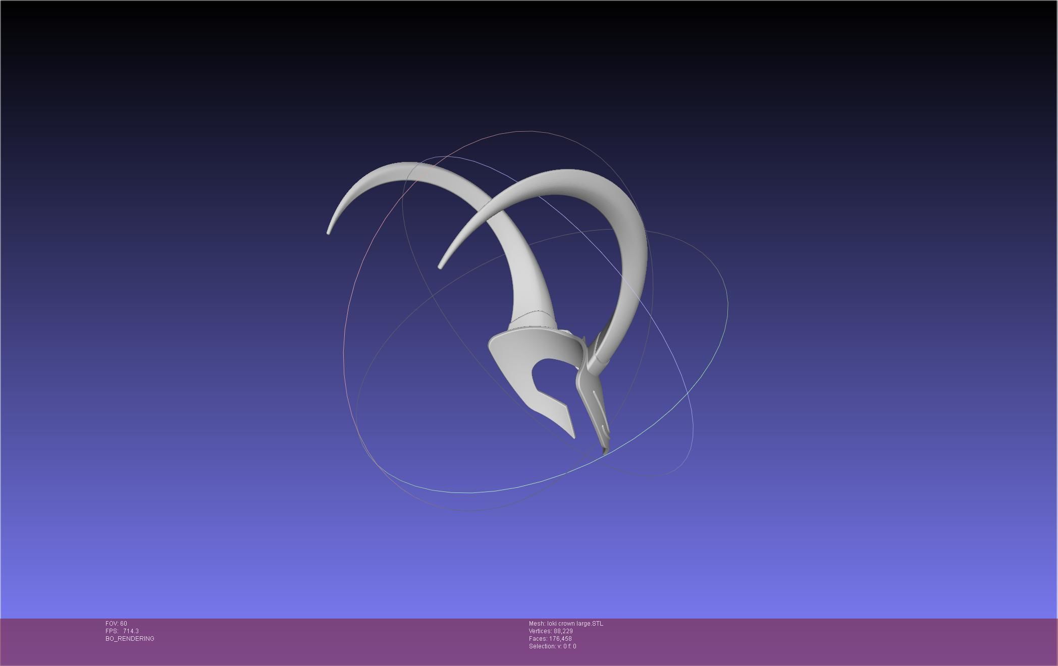 Marvel Loki Crown Large 3D print model_13