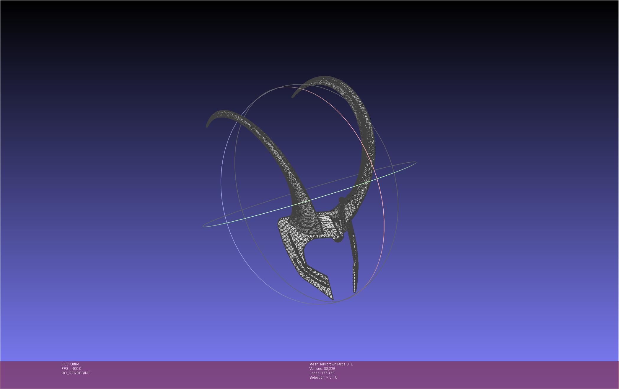 Marvel Loki Crown Large 3D print model_46