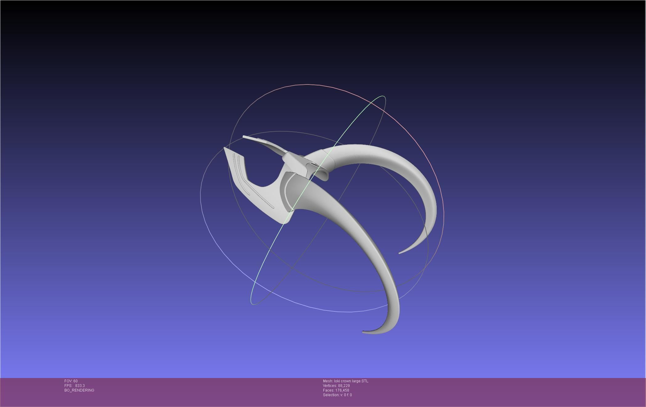 Marvel Loki Crown Large 3D print model_25