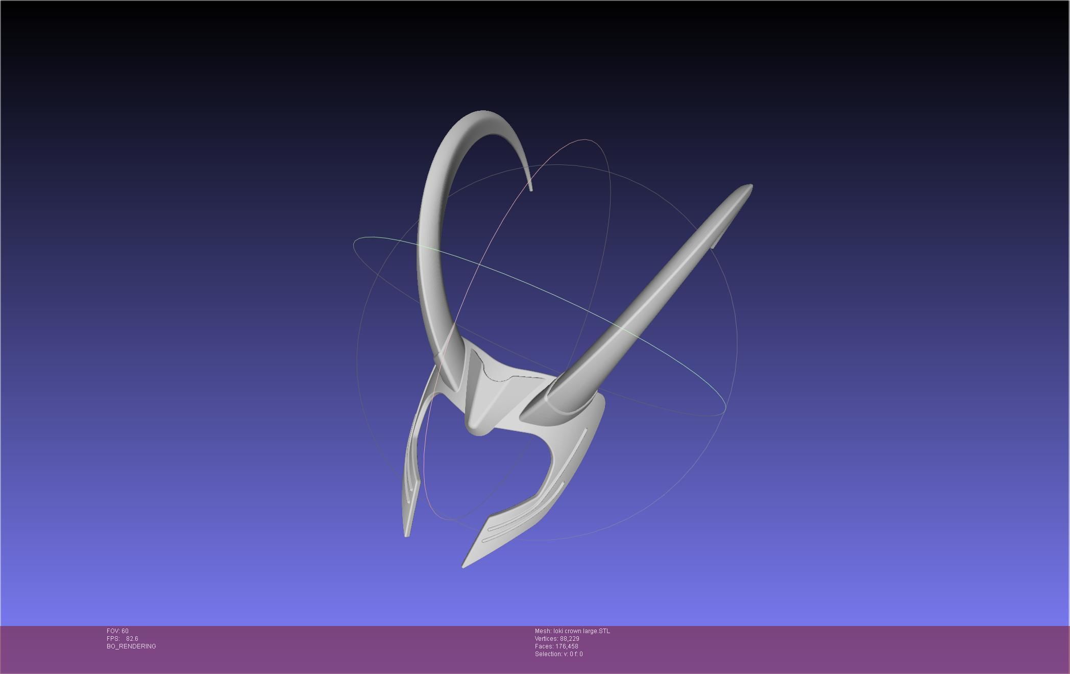 Marvel Loki Crown Large 3D print model_1