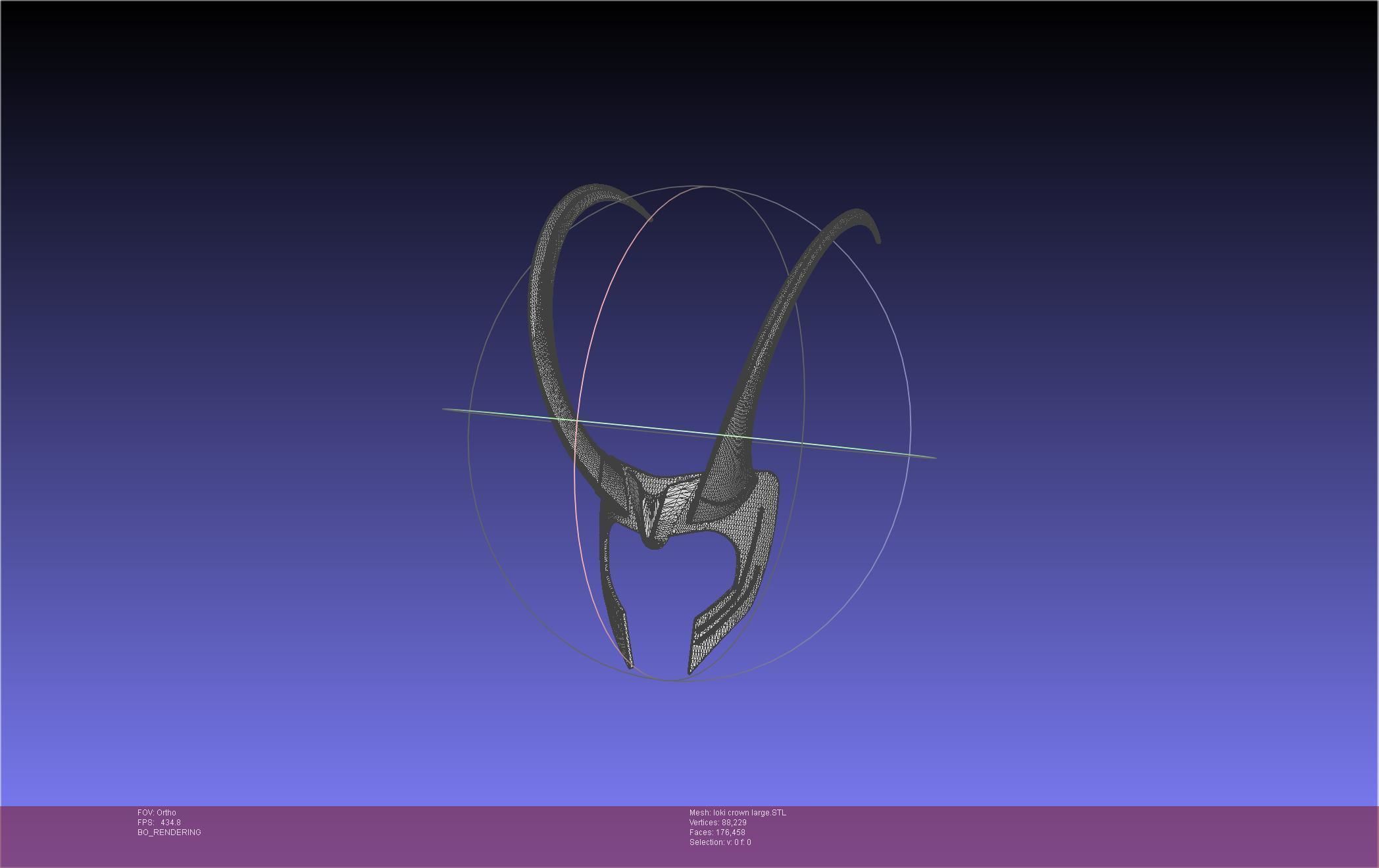 Marvel Loki Crown Large 3D print model_44