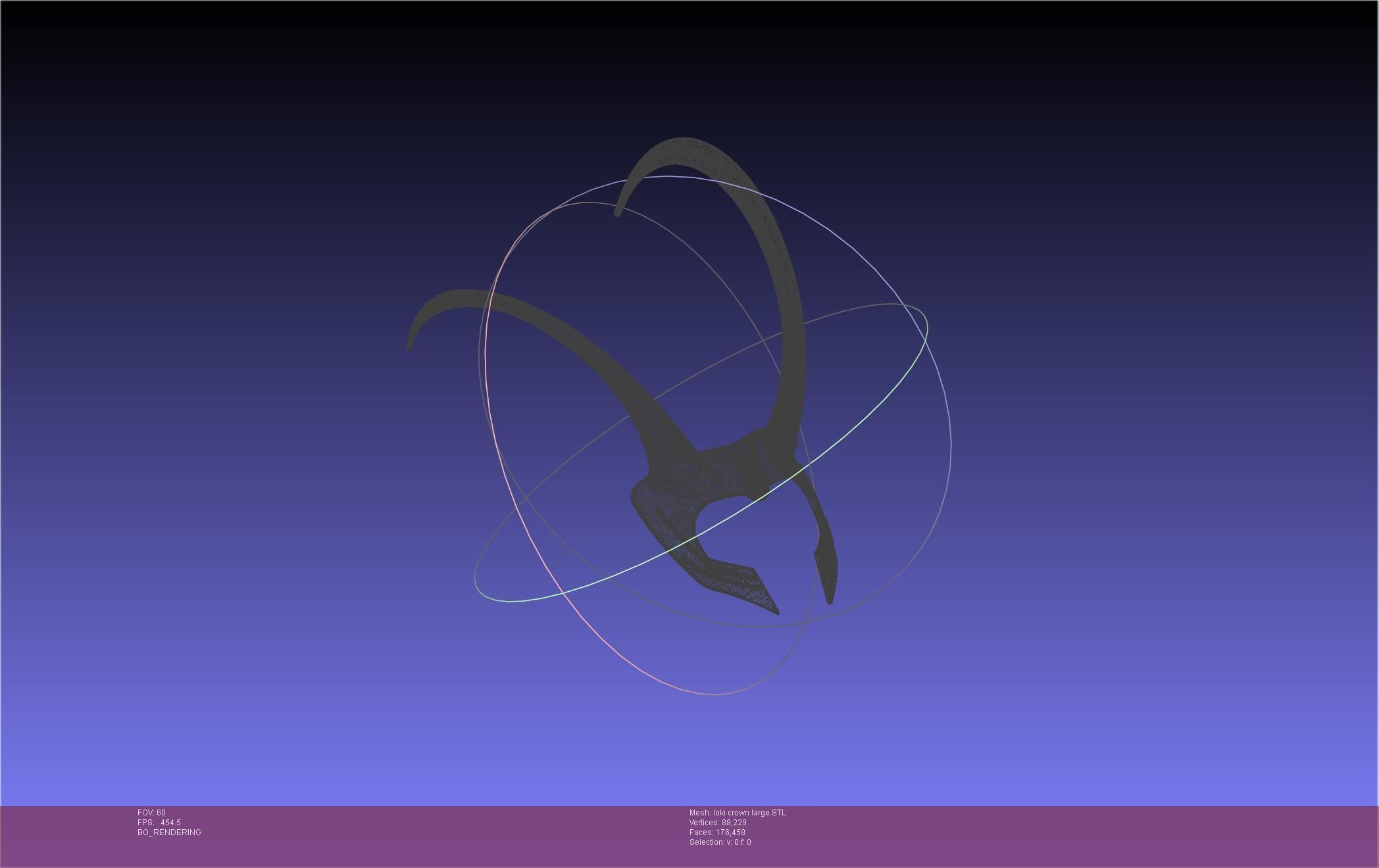 Marvel Loki Crown Large 3D print model_40