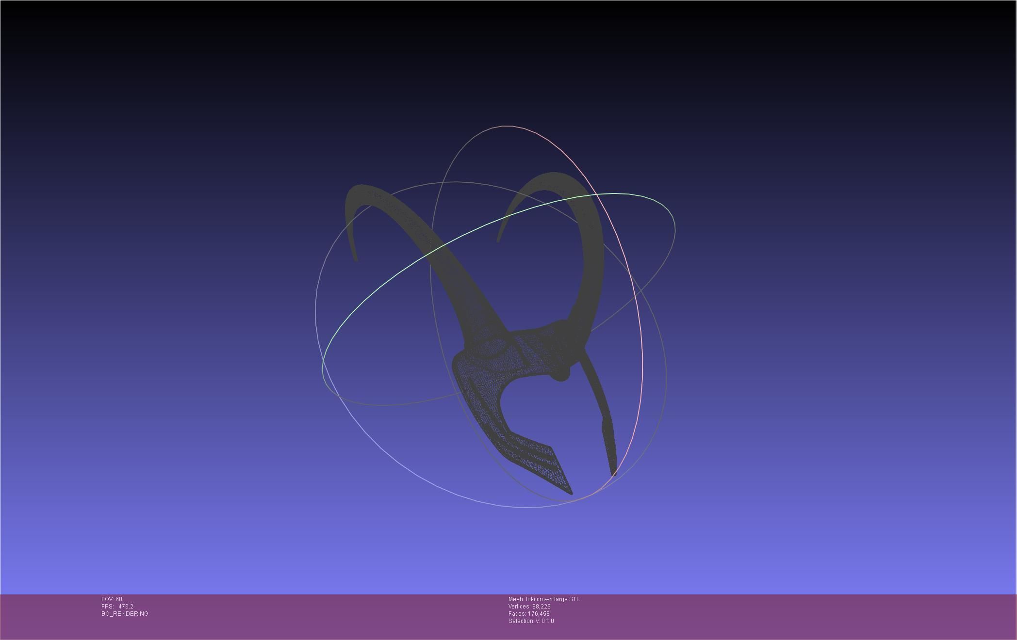 Marvel Loki Crown Large 3D print model_39