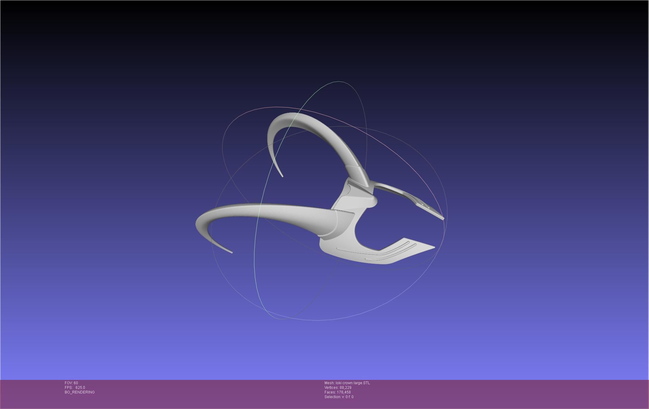 Marvel Loki Crown Large 3D print model_22