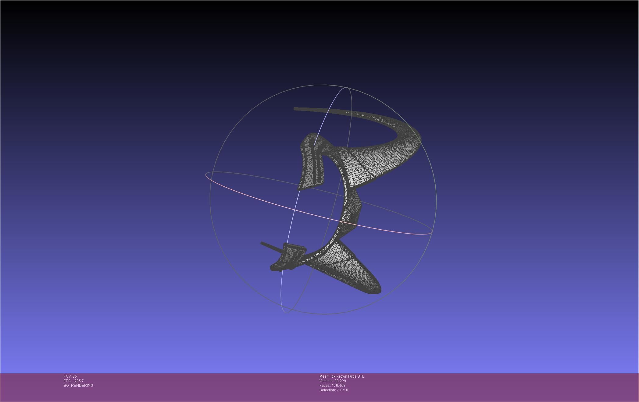 Marvel Loki Crown Large 3D print model_58