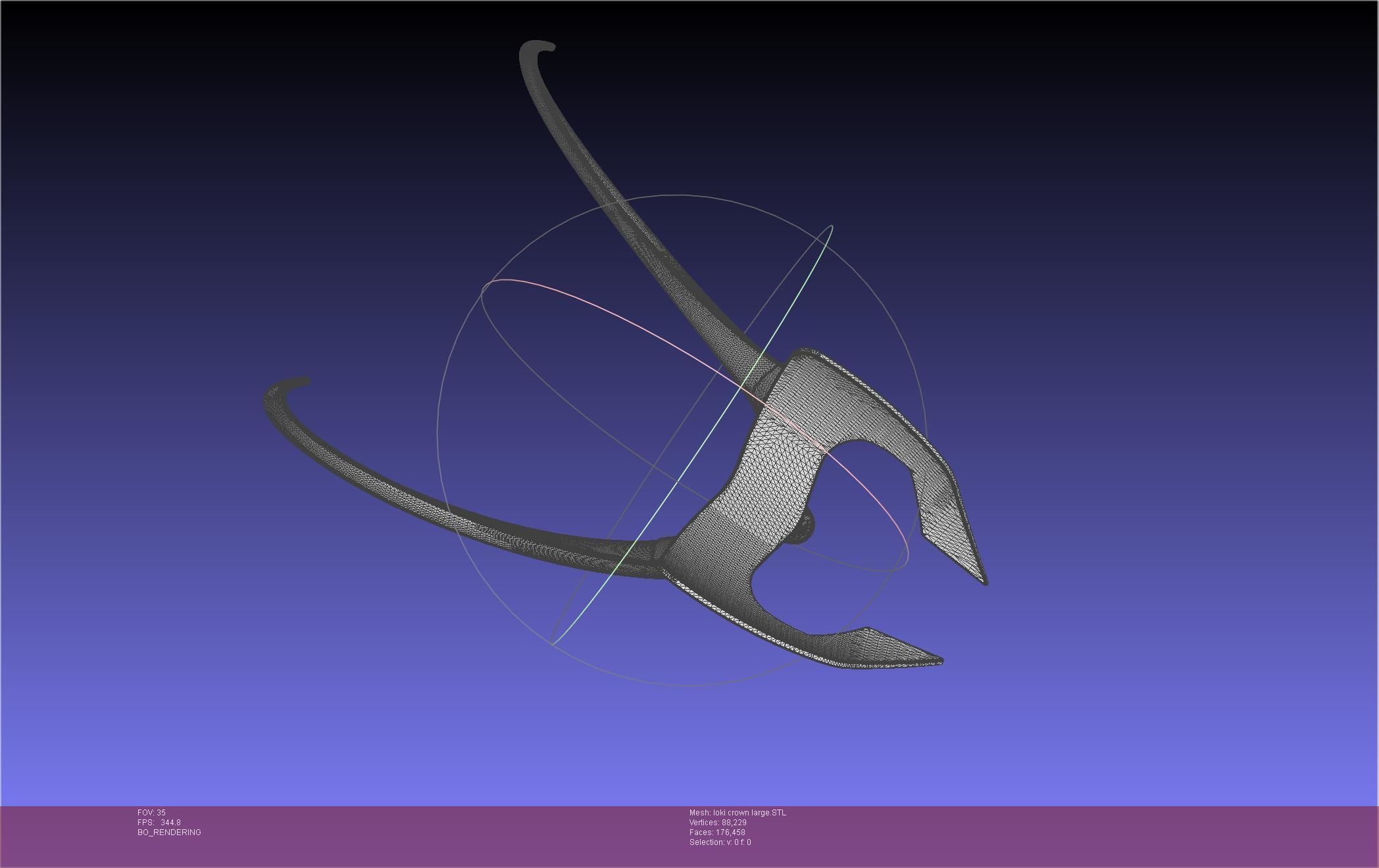 Marvel Loki Crown Large 3D print model_56