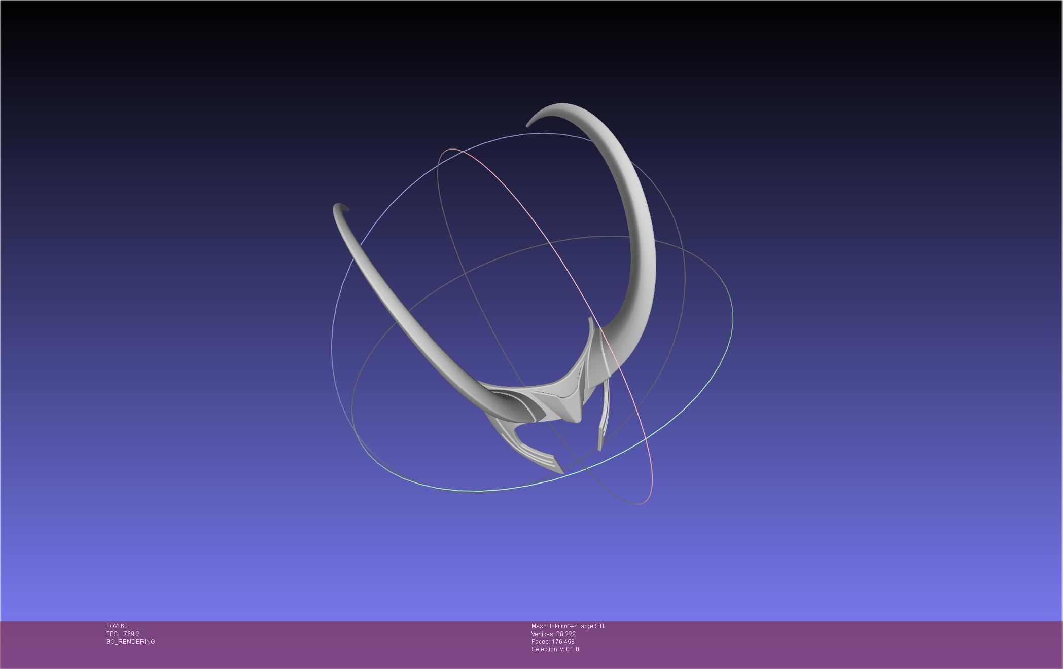 Marvel Loki Crown Large 3D print model_10