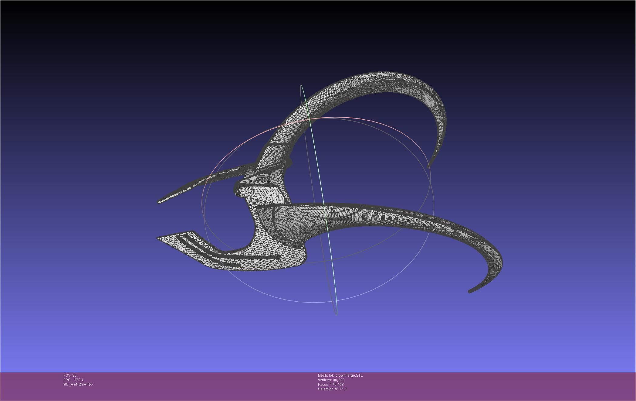 Marvel Loki Crown Large 3D print model_59