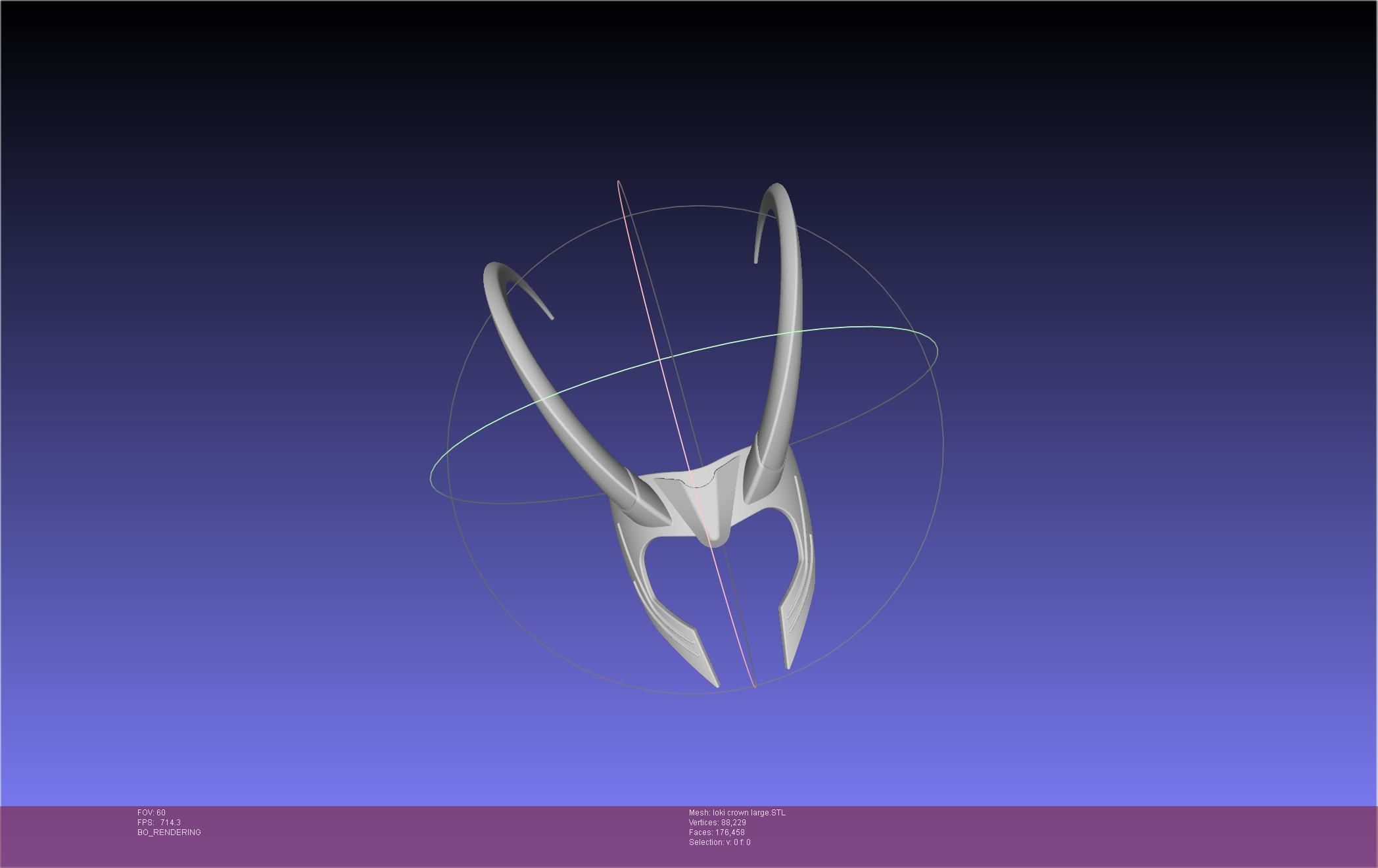 Marvel Loki Crown Large 3D print model_11