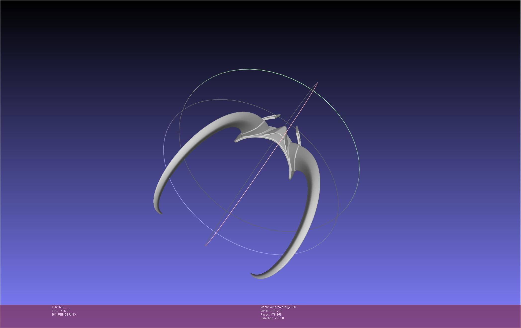 Marvel Loki Crown Large 3D print model_24