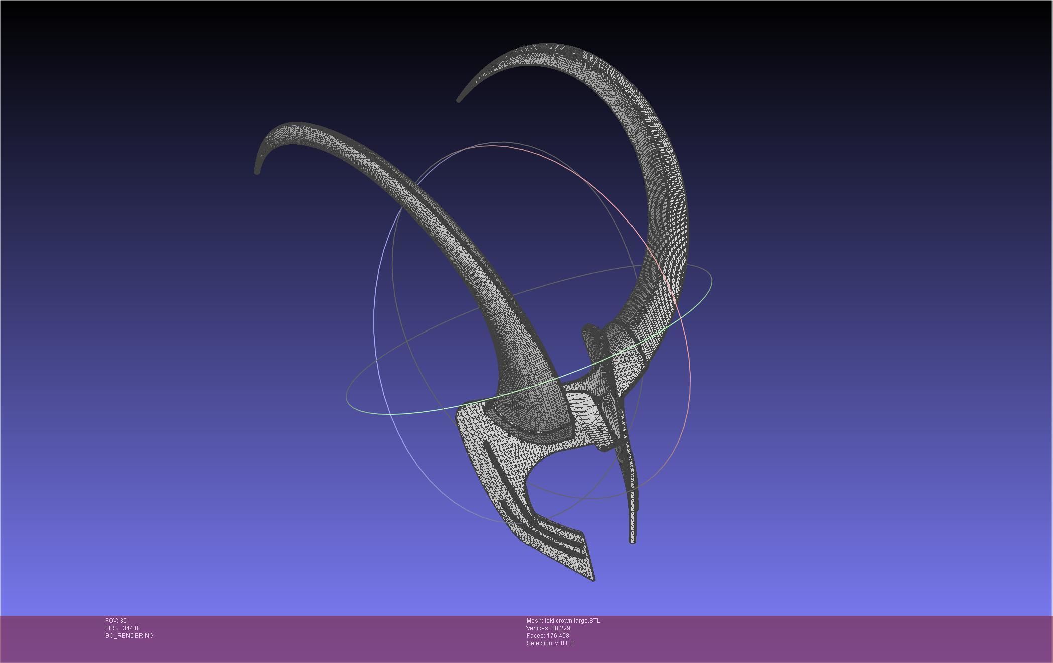 Marvel Loki Crown Large 3D print model_47