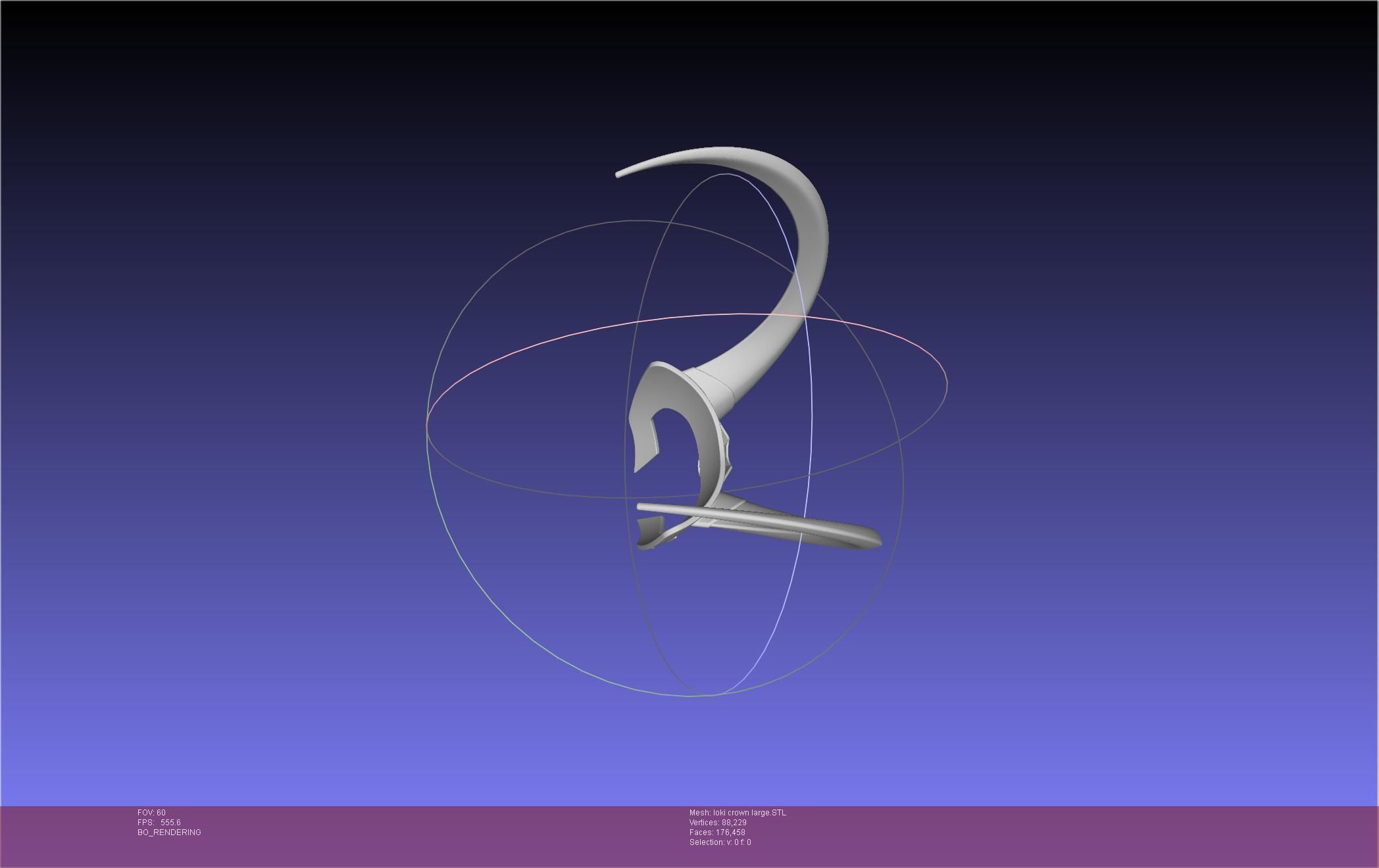 Marvel Loki Crown Large 3D print model_18